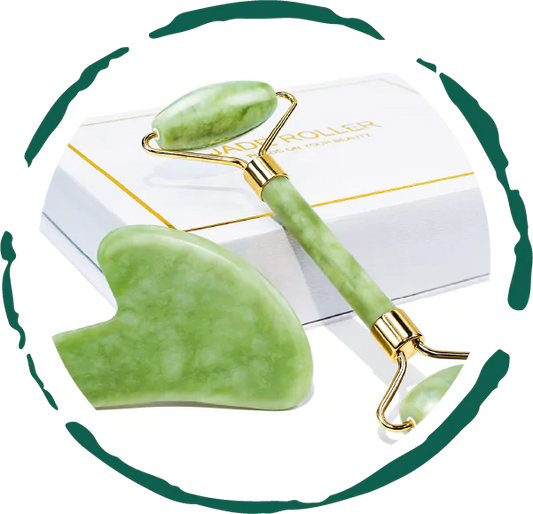 JADE ROLLER & GUA SHA
